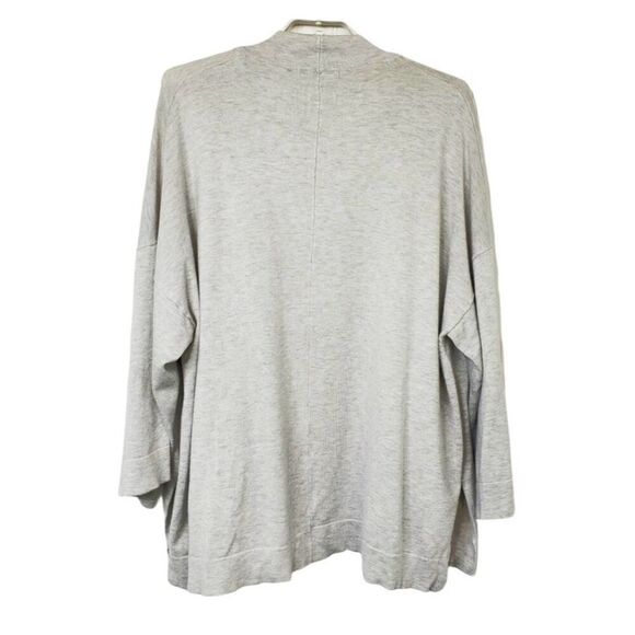 ✨Zara Grey Open Front Oversized Slouchy Knit Kimono Style Sz Small Cardigan✨ - Picture 7 of 13
